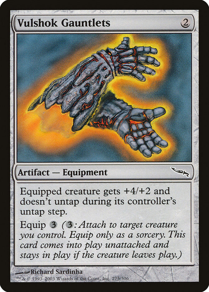 Vulshok Gauntlets [Mirrodin] | Black Swamp Games