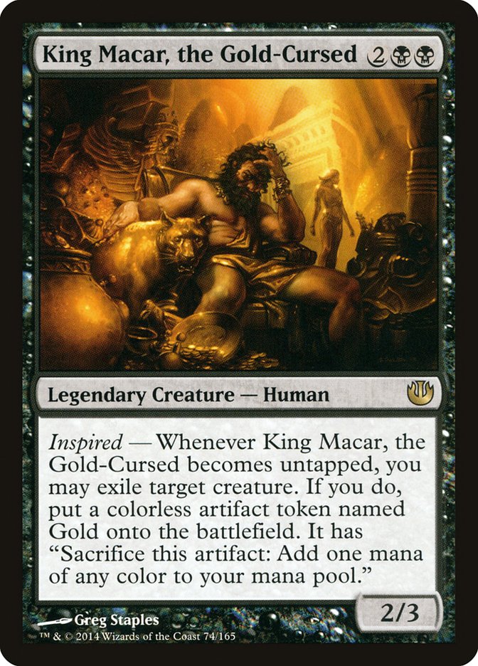 King Macar, the Gold-Cursed [Journey into Nyx] | Black Swamp Games