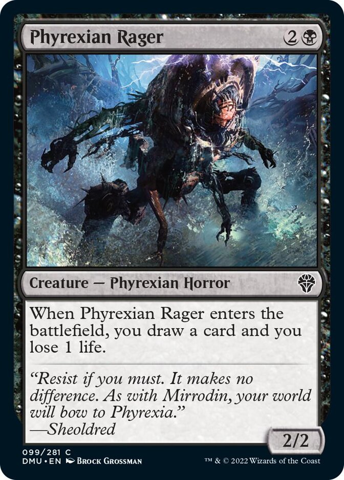 Phyrexian Rager [Dominaria United] | Black Swamp Games