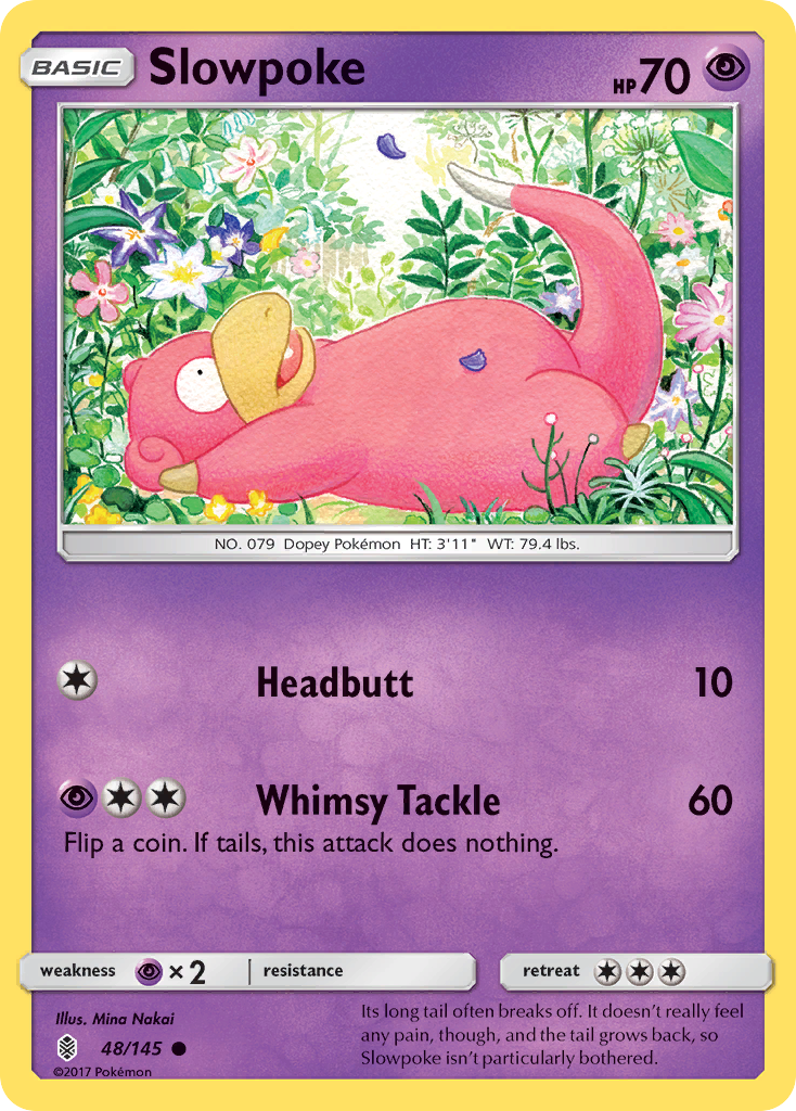 Slowpoke (48/145) [Sun & Moon: Guardians Rising] | Black Swamp Games