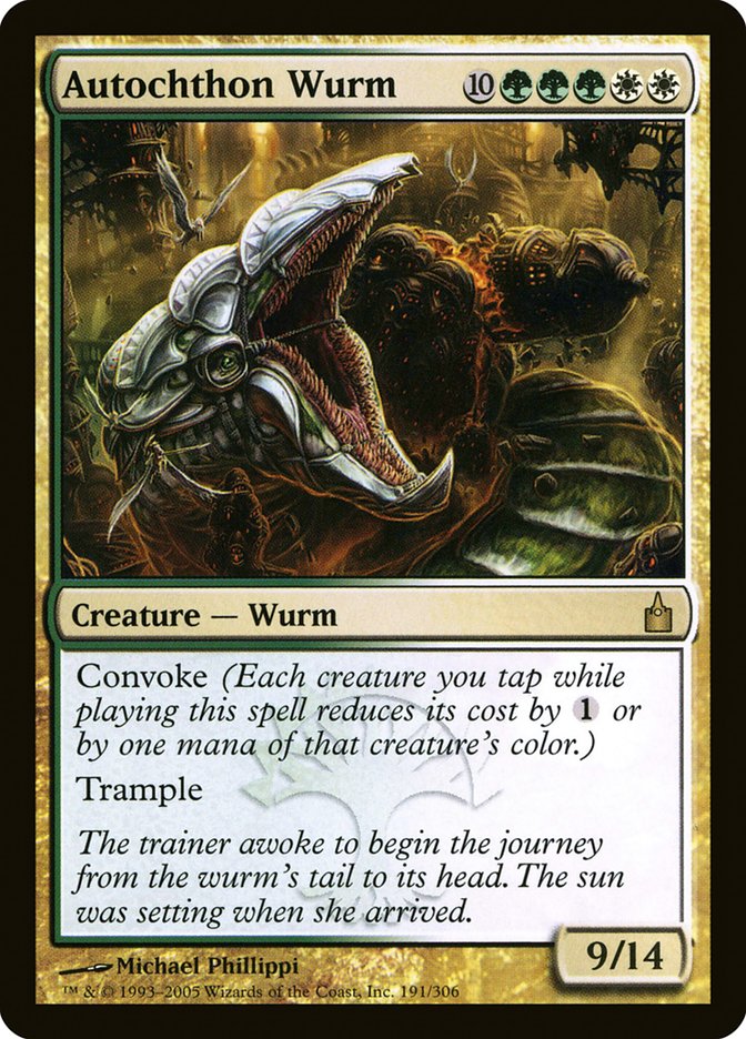 Autochthon Wurm [Ravnica: City of Guilds] | Black Swamp Games