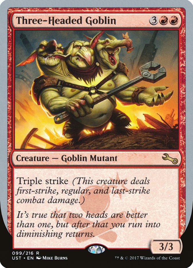 Three-Headed Goblin [Unstable] | Black Swamp Games