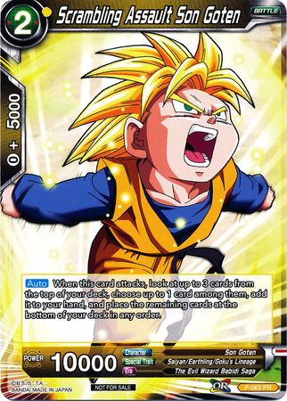 Scrambling Assault Son Goten (P-062) [Promotion Cards] | Black Swamp Games