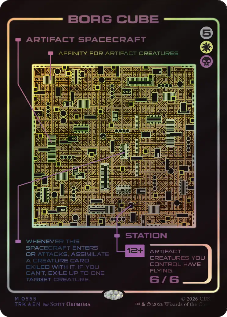 Borg Cube (Showcase) [Star Trek] | Black Swamp Games