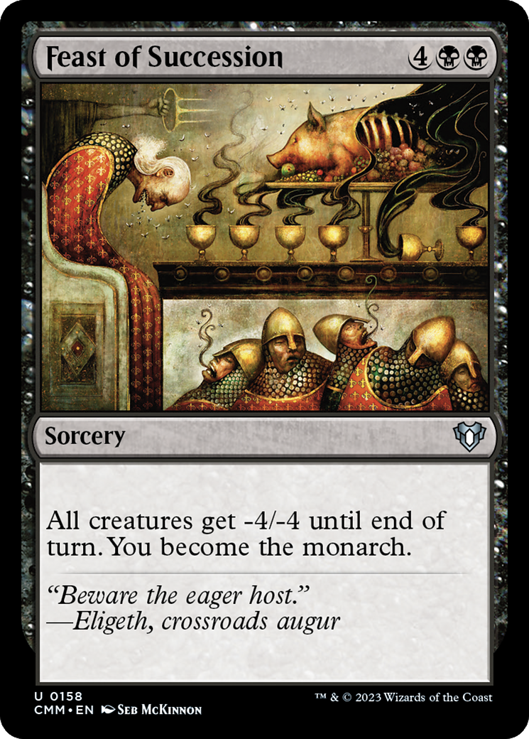 Feast of Succession [Commander Masters] | Black Swamp Games