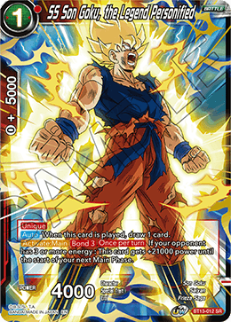 SS Son Goku, the Legend Personified (BT13-012) [Supreme Rivalry] | Black Swamp Games