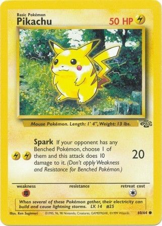 Pikachu (60/64) [Jungle Unlimited] | Black Swamp Games