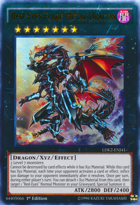 Red-Eyes Flare Metal Dragon [LDK2-ENJ41] Ultra Rare | Black Swamp Games
