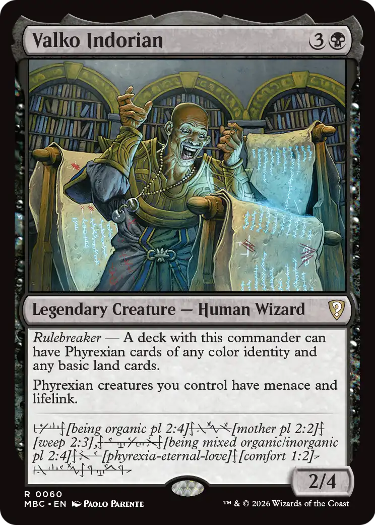 Valko Indorian [Mystery Booster: Commander Edition] | Black Swamp Games