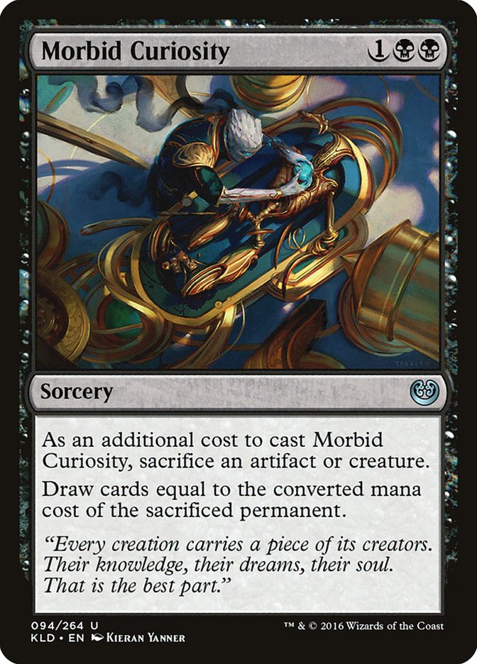Morbid Curiosity [Kaladesh] | Black Swamp Games