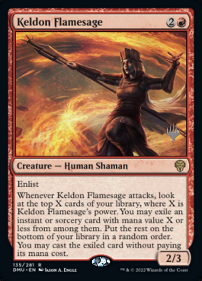 Keldon Flamesage (Promo Pack) [Dominaria United Promos] | Black Swamp Games