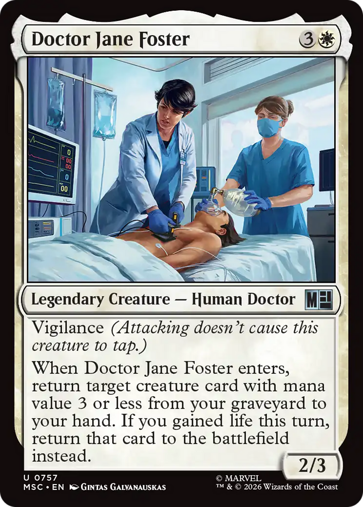 Doctor Jane Foster [Marvel Super Heroes Commander] | Black Swamp Games