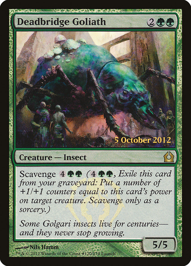 Deadbridge Goliath [Return to Ravnica Prerelease Promos] | Black Swamp Games