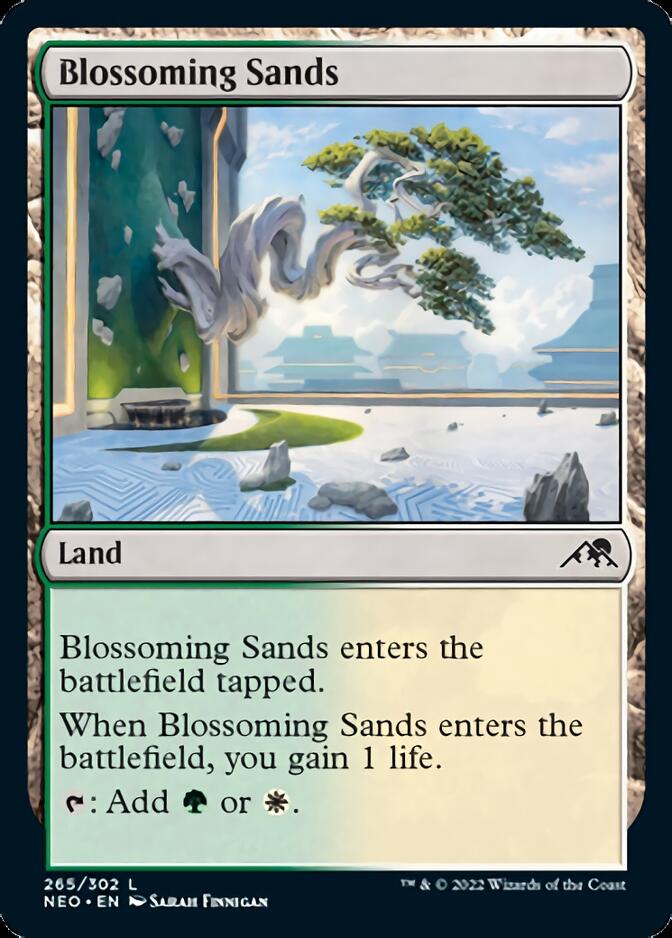 Blossoming Sands [Kamigawa: Neon Dynasty] | Black Swamp Games