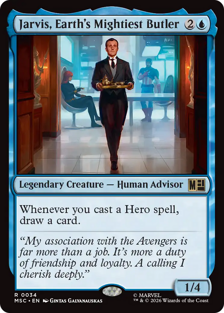 Jarvis, Earth's Mightiest Butler [Marvel Super Heroes Commander] | Black Swamp Games