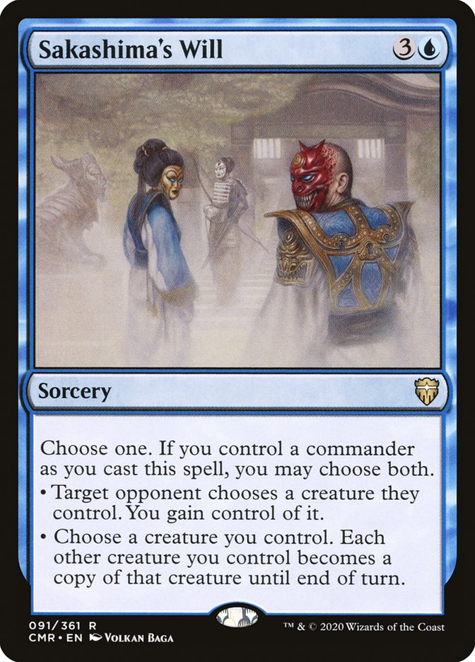Sakashima's Will [Commander Legends] | Black Swamp Games