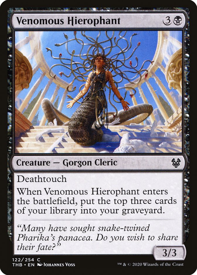 Venomous Hierophant [Theros Beyond Death] | Black Swamp Games