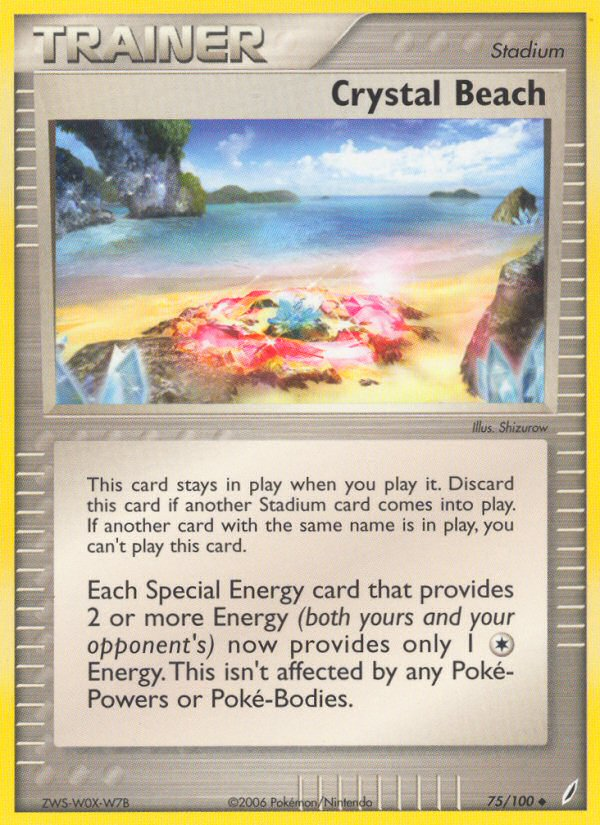 Crystal Beach (75/100) [EX: Crystal Guardians] | Black Swamp Games