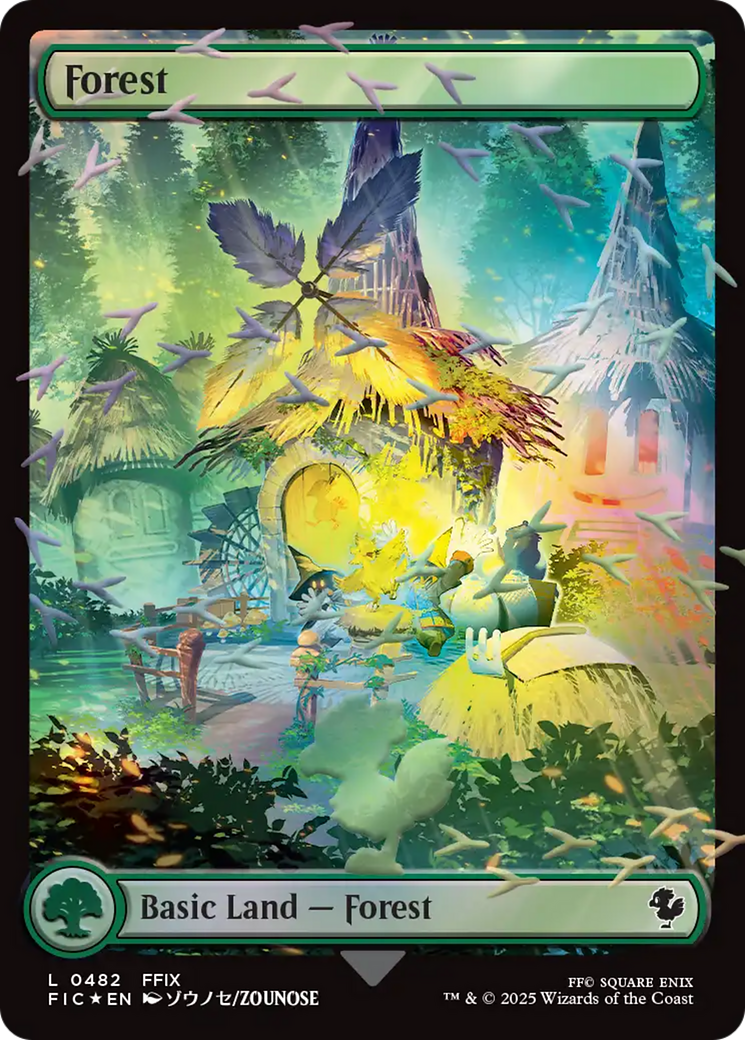 Forest (Chocobo Track Foil) [FINAL FANTASY Commander] | Black Swamp Games