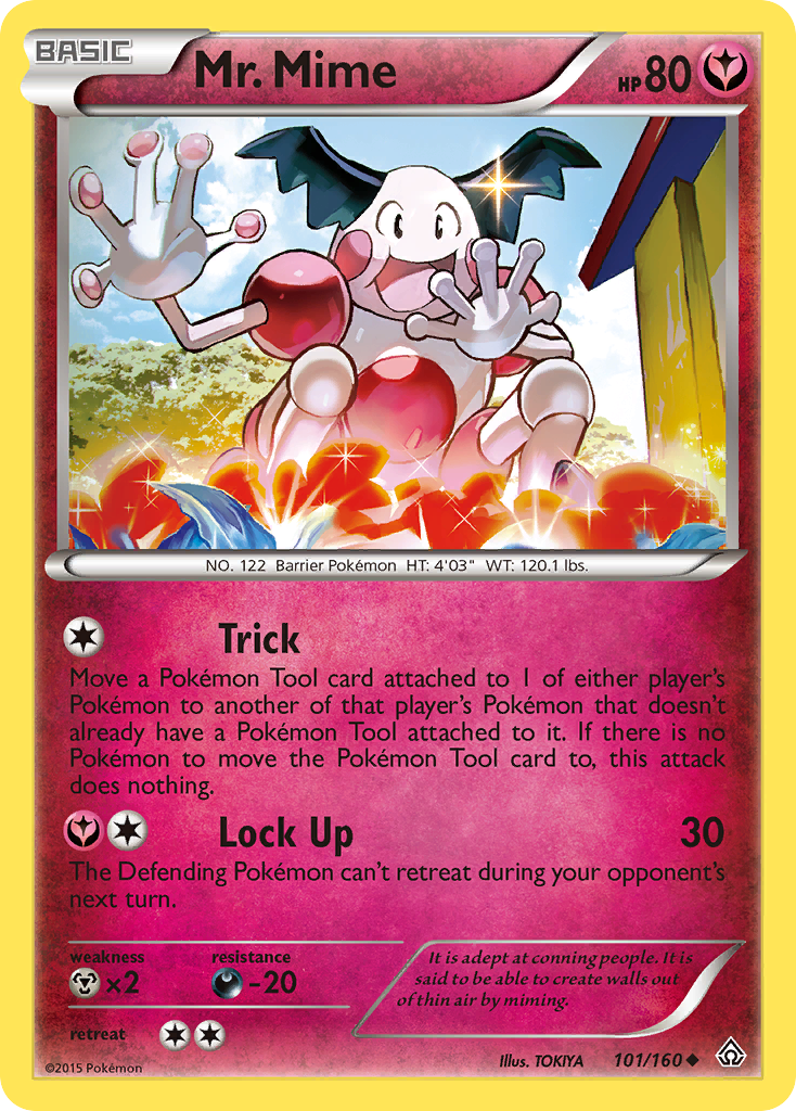 Mr. Mime (101/160) [XY: Primal Clash] | Black Swamp Games