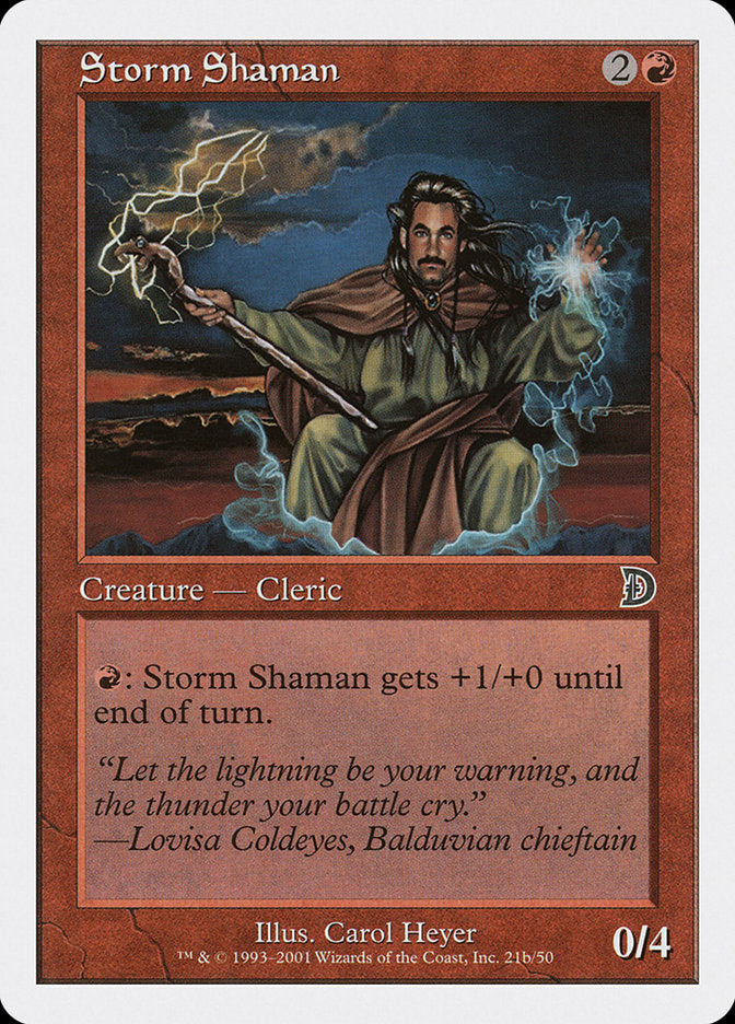 Storm Shaman (Male) [Deckmasters] | Black Swamp Games