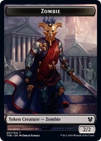 Zombie // Satyr Double-Sided Token [Theros Beyond Death Tokens] | Black Swamp Games