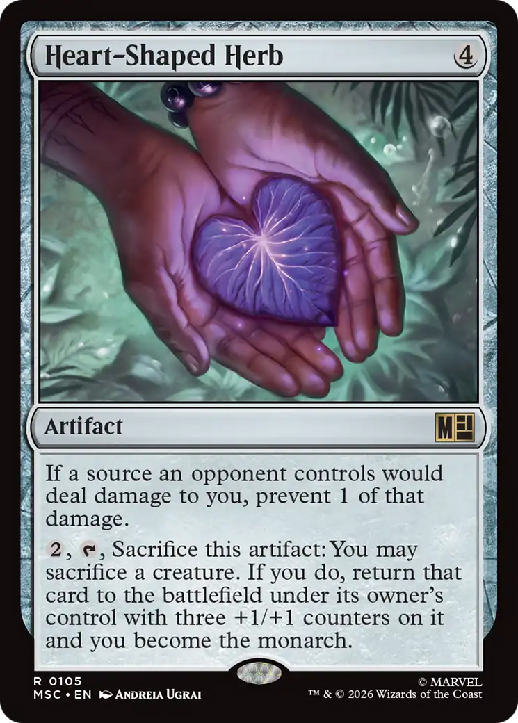 Heart-Shaped Herb [Marvel Super Heroes Commander] | Black Swamp Games