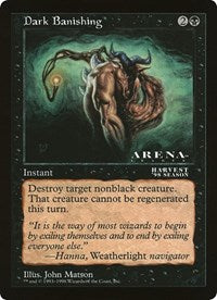 Dark Banishing (Oversized) [Oversize Cards] | Black Swamp Games