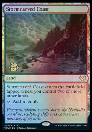 Stormcarved Coast [Innistrad: Crimson Vow Prerelease Promos] | Black Swamp Games