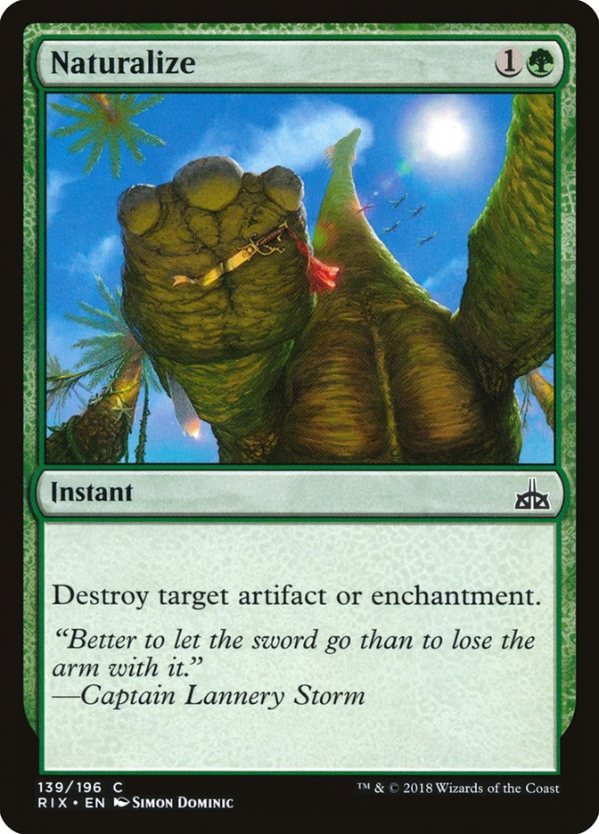 Naturalize [Rivals of Ixalan] | Black Swamp Games