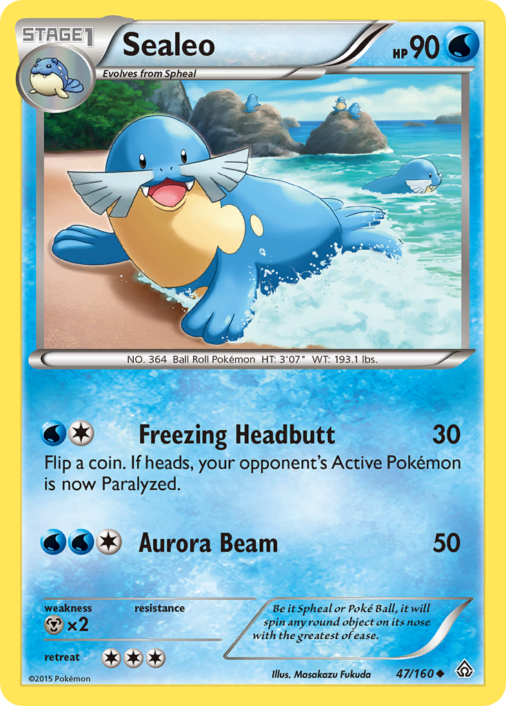 Sealeo (47/160) [XY: Primal Clash] | Black Swamp Games