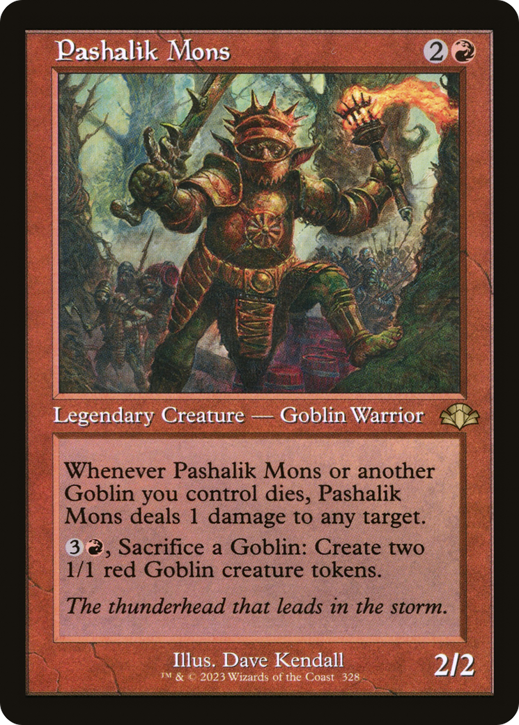Pashalik Mons (Retro) [Dominaria Remastered] | Black Swamp Games