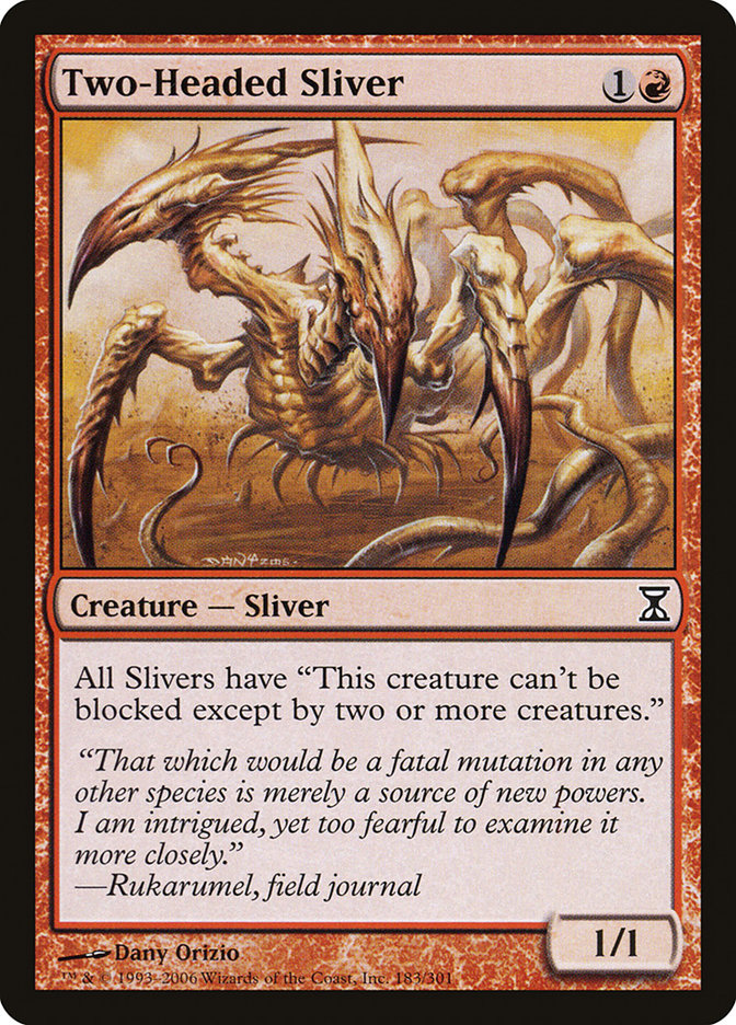 Two-Headed Sliver [Time Spiral] | Black Swamp Games