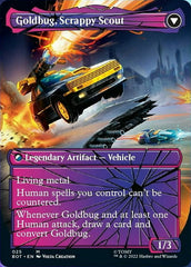 Goldbug, Humanity's Ally // Goldbug, Scrappy Scout (Shattered Glass) [Transformers] | Black Swamp Games