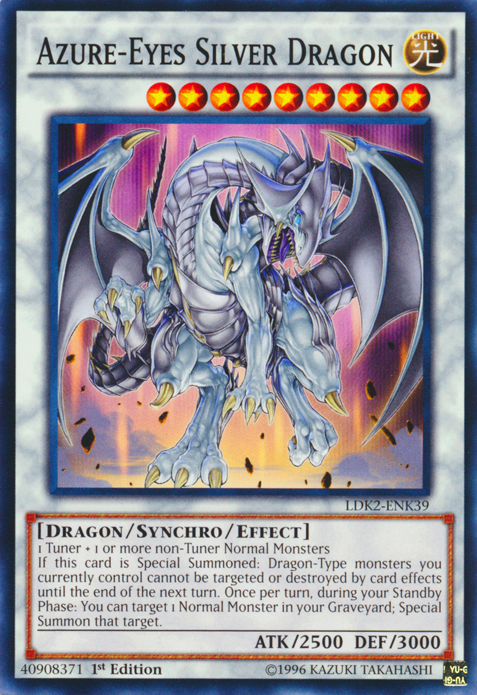 Azure-Eyes Silver Dragon [LDK2-ENK39] Common | Black Swamp Games