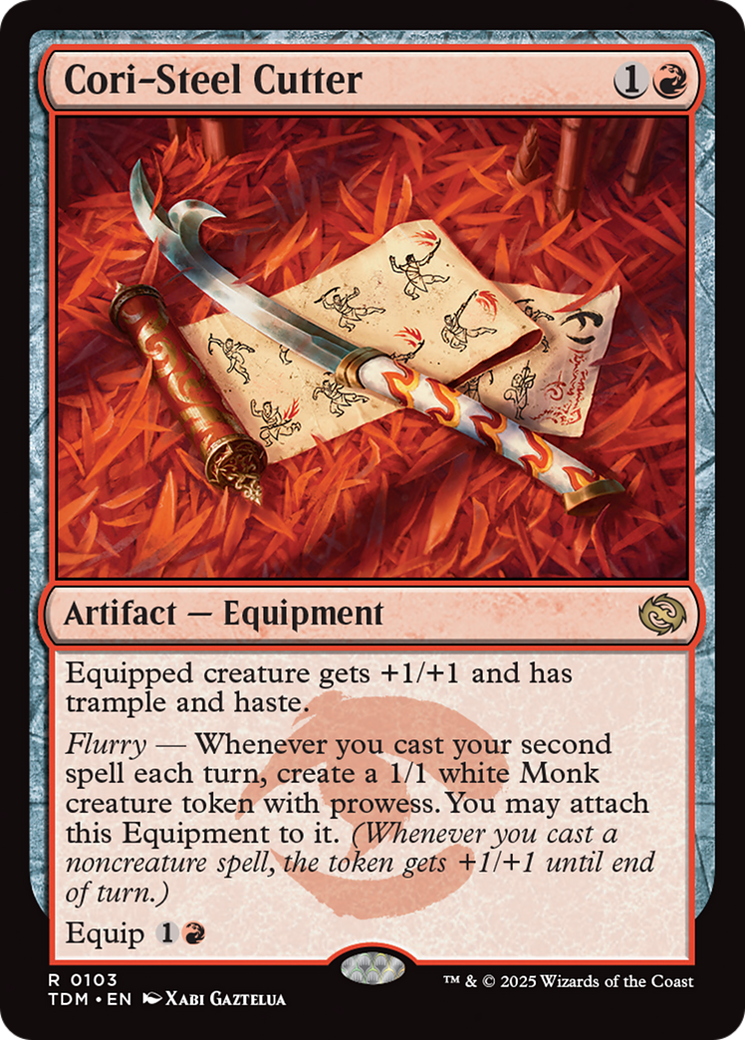 Cori-Steel Cutter [Tarkir: Dragonstorm] | Black Swamp Games