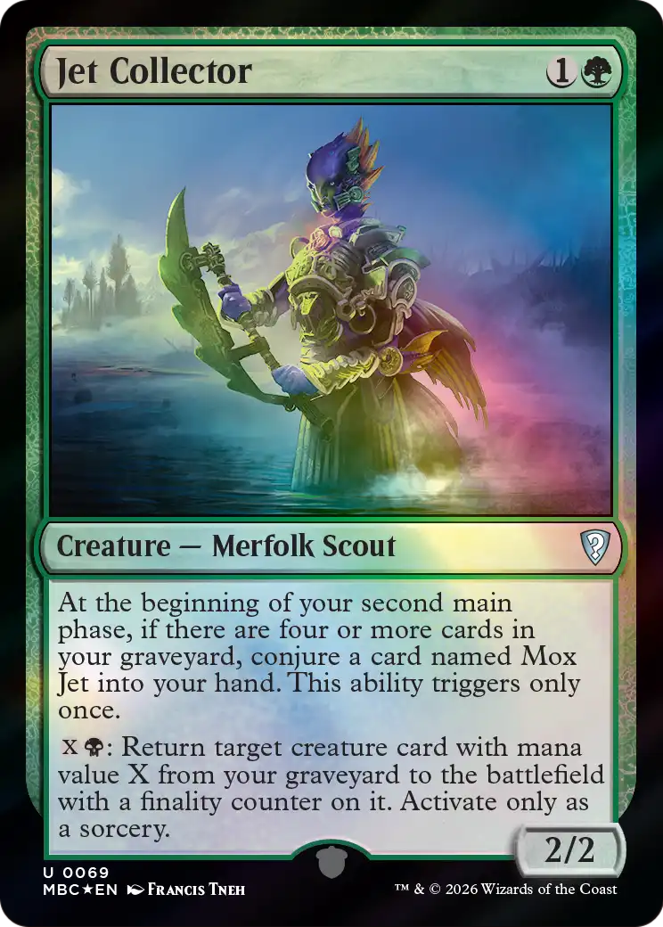 Jet Collector [Mystery Booster: Commander Edition] | Black Swamp Games