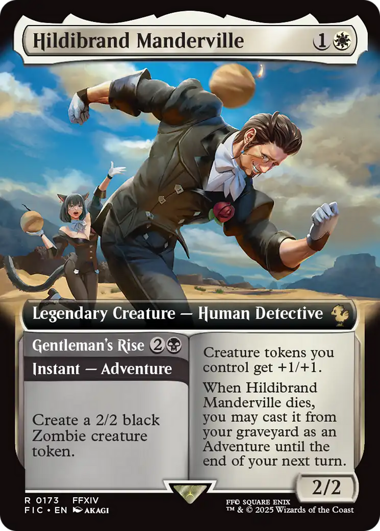 Hildibrand Manderville // Gentleman's Rise (Extended Art) [FINAL FANTASY Commander] | Black Swamp Games