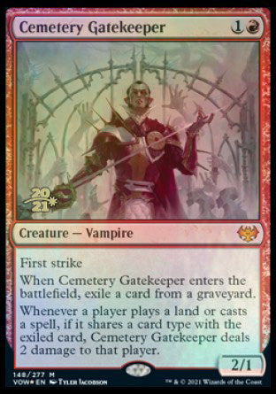 Cemetery Gatekeeper [Innistrad: Crimson Vow Prerelease Promos] | Black Swamp Games