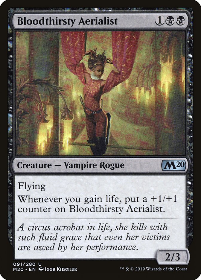 Bloodthirsty Aerialist [Core Set 2020] | Black Swamp Games