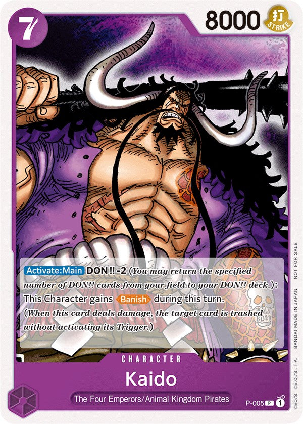 Kaido (Promotion Pack 2022) [One Piece Promotion Cards] | Black Swamp Games