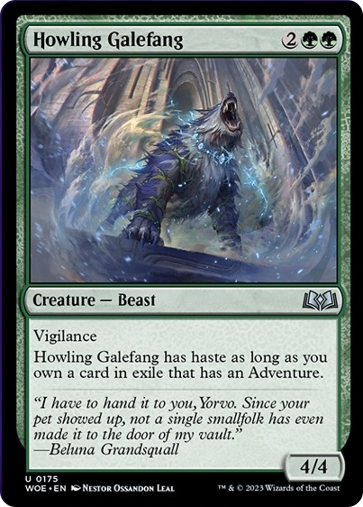 Howling Galefang [Wilds of Eldraine] | Black Swamp Games