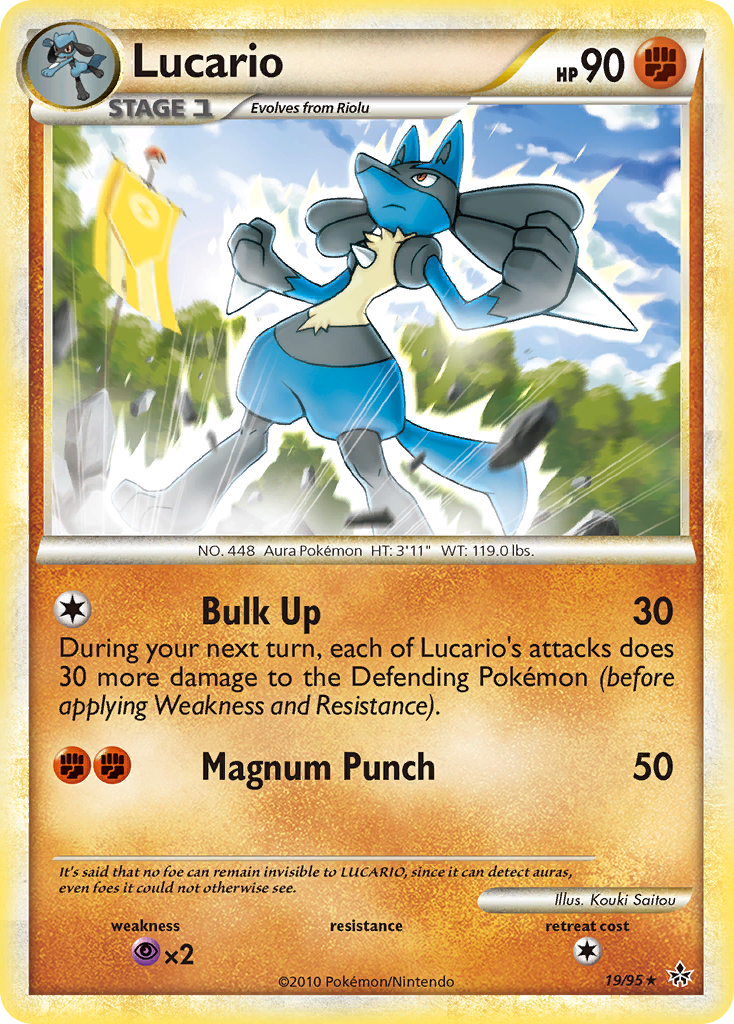 Lucario (19/95) [HeartGold & SoulSilver: Unleashed] | Black Swamp Games