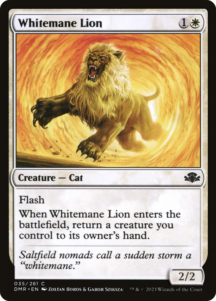 Whitemane Lion [Dominaria Remastered] | Black Swamp Games