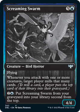 Screaming Swarm [Innistrad: Double Feature] | Black Swamp Games