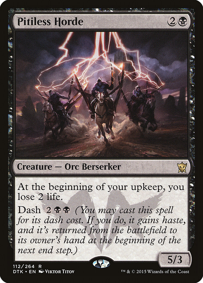 Pitiless Horde [Dragons of Tarkir] | Black Swamp Games