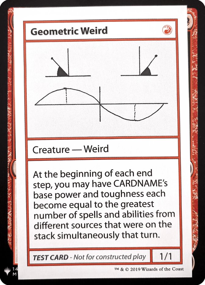 Geometric Weird [Mystery Booster Playtest Cards] | Black Swamp Games