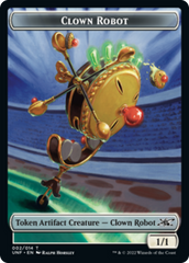 Clown Robot (002) // Storm Crow Double-Sided Token [Unfinity Tokens] | Black Swamp Games