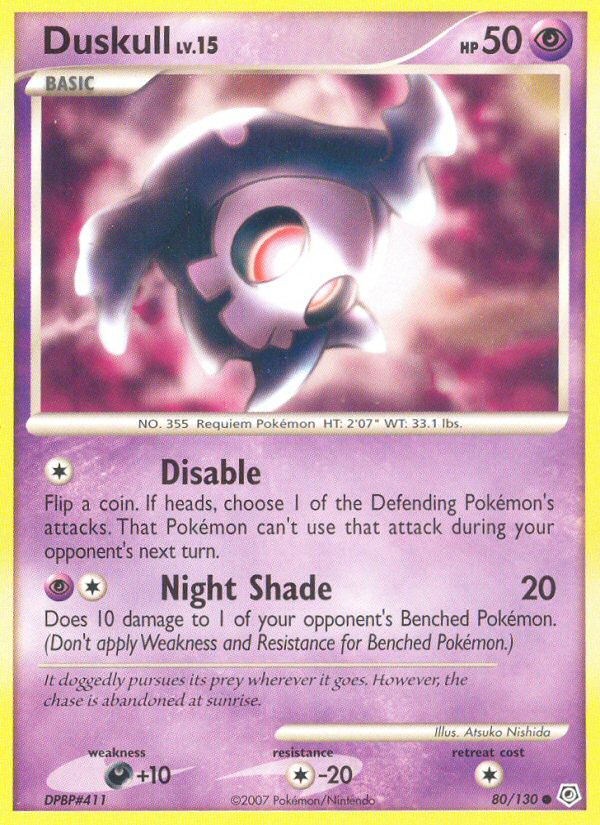 Duskull (80/130) [Diamond & Pearl: Base Set] | Black Swamp Games