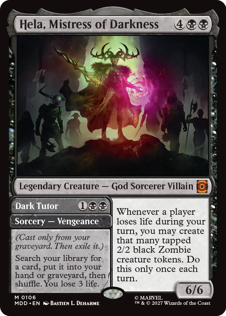 Hela, Mistress of Darkness [Marvel: Darkhold Destiny] | Black Swamp Games